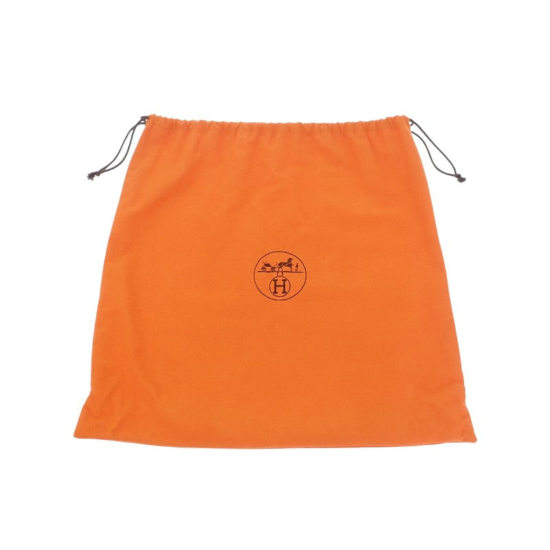 エルメス HERMES アカプルコ サック アド バックパック リュック・デイパック レザー トワルシェブロン ブラック メンズ【中古】【ABランク】