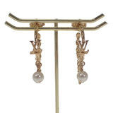 ルイヴィトン LOUIS VUITTON ブルーミング パール M02819 ピアス メタル ゴールド レディース【中古】【Aランク】