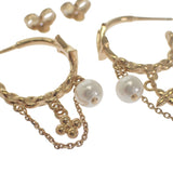 ルイヴィトン LOUIS VUITTON ブルーミング パール M02819 ピアス メタル ゴールド レディース【中古】【Aランク】