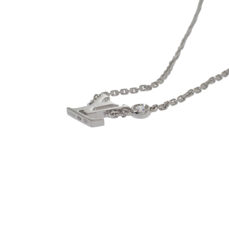 ルイヴィトン LOUIS VUITTON ペンダント イディール ブロッサム LV Q93653 ネックレス K18ホワイトゴールド ダイヤモンド レディース【中古】【Aランク】