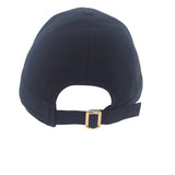 セリーヌ CELINE トリオンフ ベースボールキャップ M 2AUT6969P.38NO キャップ コットン ブラック ゴールド金具 レディース ユニセックス【中古】【ABランク】