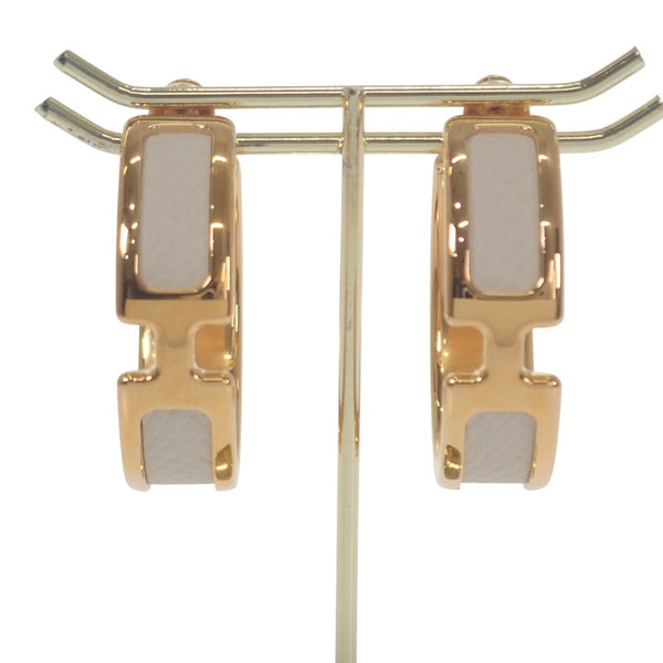 エルメス HERMES オランプ H011123CC10 ピアス ヴォーエプソン クレ ゴールド ゴールド金具 レディース【中古】【SAランク】