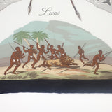 エルメス HERMES カレ70 LA CHASSE EN AFRIQUE スカーフ シルク ホワイト レディース【中古】【Aランク】