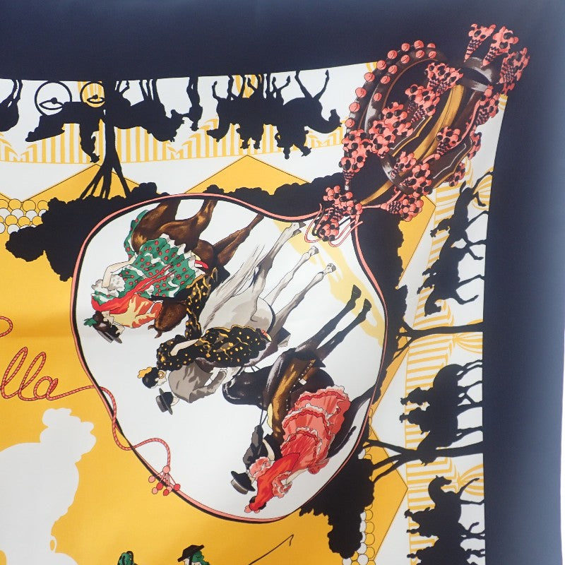 エルメス HERMES カレ90 feria de sevilla セビリアの休日 スカーフ