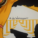 エルメス HERMES カレ90 feria de sevilla セビリアの休日 スカーフ シルク ブラック イエロー レディース【中古】【Aランク】