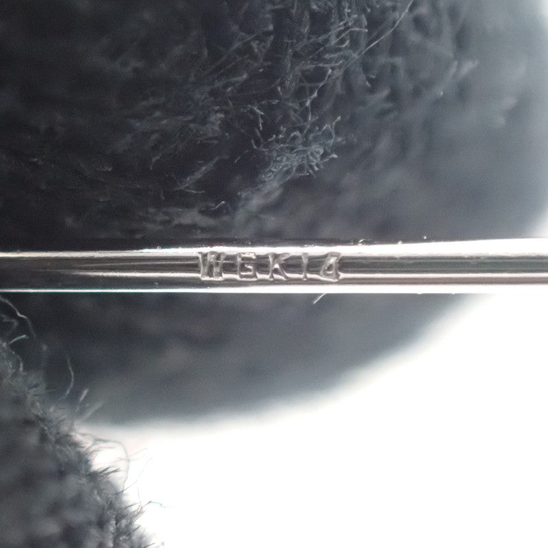 デザインジュエリー ハート ピアス K18ホワイトゴールド K14ホワイトゴールド ダイヤモンド レディース【中古】【Aランク】