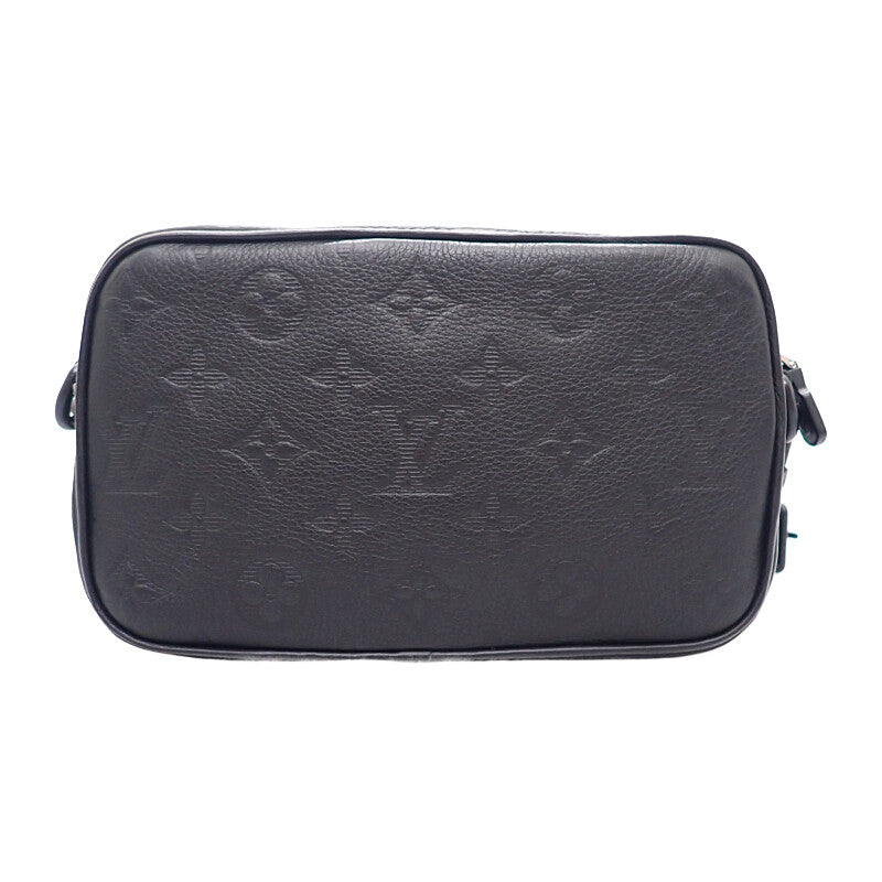 ルイヴィトン LOUIS VUITTON ウェアラブルウォレット M26737 ショルダーバッグ モノグラムシャドウ ブラック メンズ【中古】【Aランク】