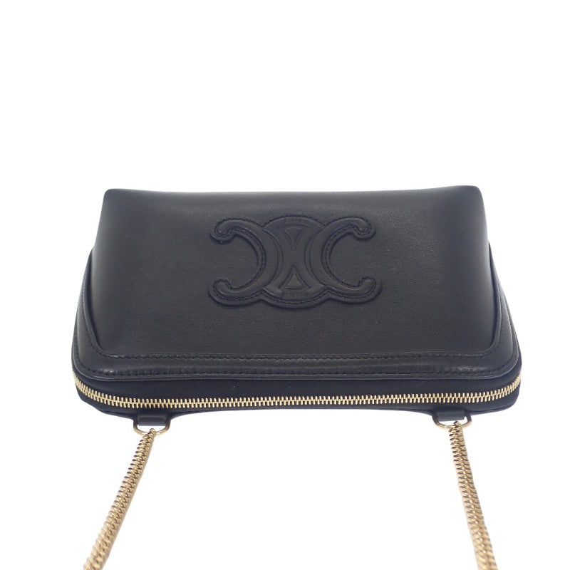 セリーヌ CELINE チェーンクラッチ 10E383DR8.38NO ショルダーバッグ