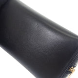 セリーヌ CELINE チェーンクラッチ 10E383DR8.38NO ショルダーバッグ カーフ ブラック ゴールド金具 レディース【中古】【Aランク】