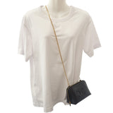 セリーヌ CELINE チェーンクラッチ 10E383DR8.38NO ショルダーバッグ カーフ ブラック ゴールド金具 レディース【中古】【Aランク】