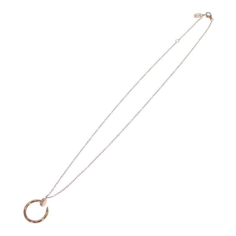 カルティエ CARTIER ジュスト アン クル B7224888 ネックレス K18ピンクゴールド ダイヤモンド レディース【中古】【Aランク】