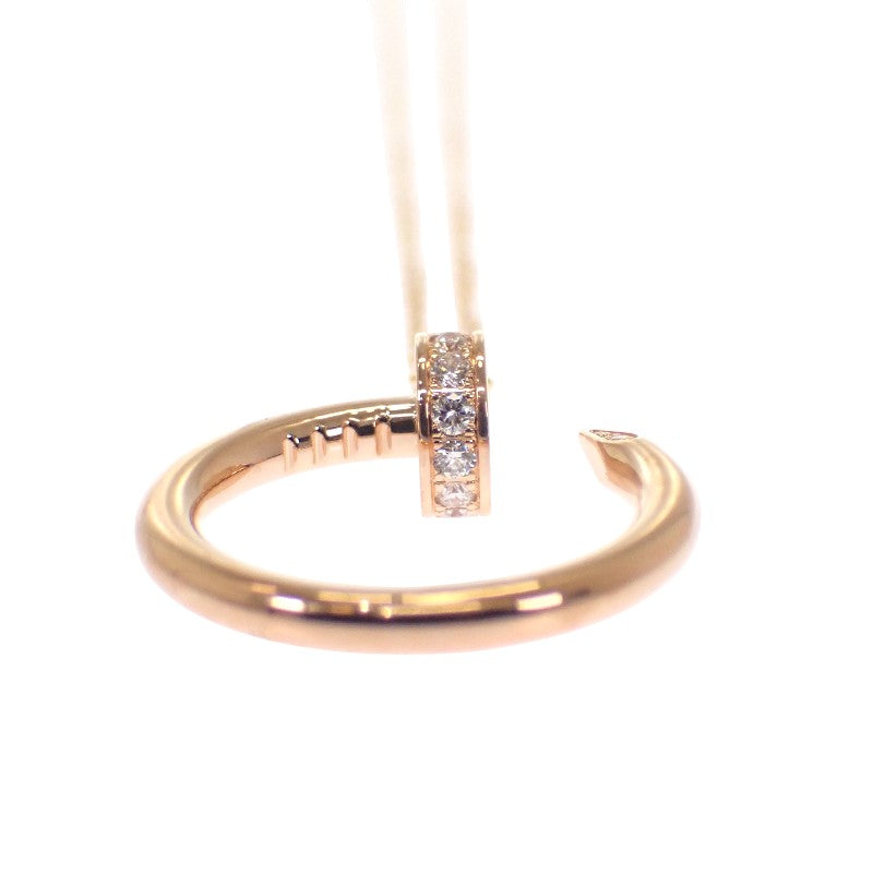 カルティエ CARTIER ジュスト アン クル B7224888 ネックレス K18ピンクゴールド ダイヤモンド レディース【中古】【Aランク】