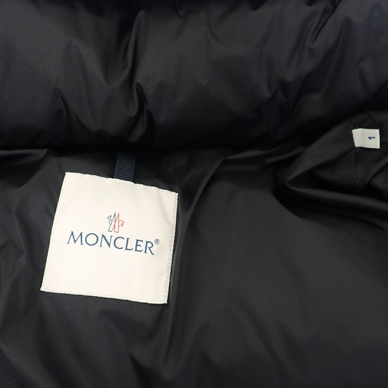モンクレール MONCLER TIAC GIUBBOTTO ティアック ジュボット 1 F20931A51V00 C0063 ダウンジャケット ナイロン ダウン90%/フェザー10％ ブラック レディース メンズ【中古】【ABランク】