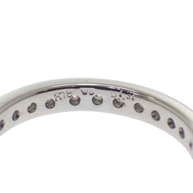 Design Jewelry Full Eternity Ring Size 14 K18 White Gold Diamond