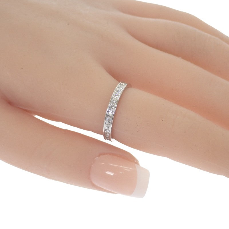 デザインジュエリー フルエタニティ 14号 リング K18ホワイトゴールド ダイヤモンド レディース【中古】【Aランク】