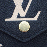 ルイヴィトン LOUIS VUITTON ポルトフォイユ ヴィクトリーヌ M80968 三つ折り財布 レザー トリヨンモノグラム ブラック ゴールド金具 レディース【中古】【Sランク】