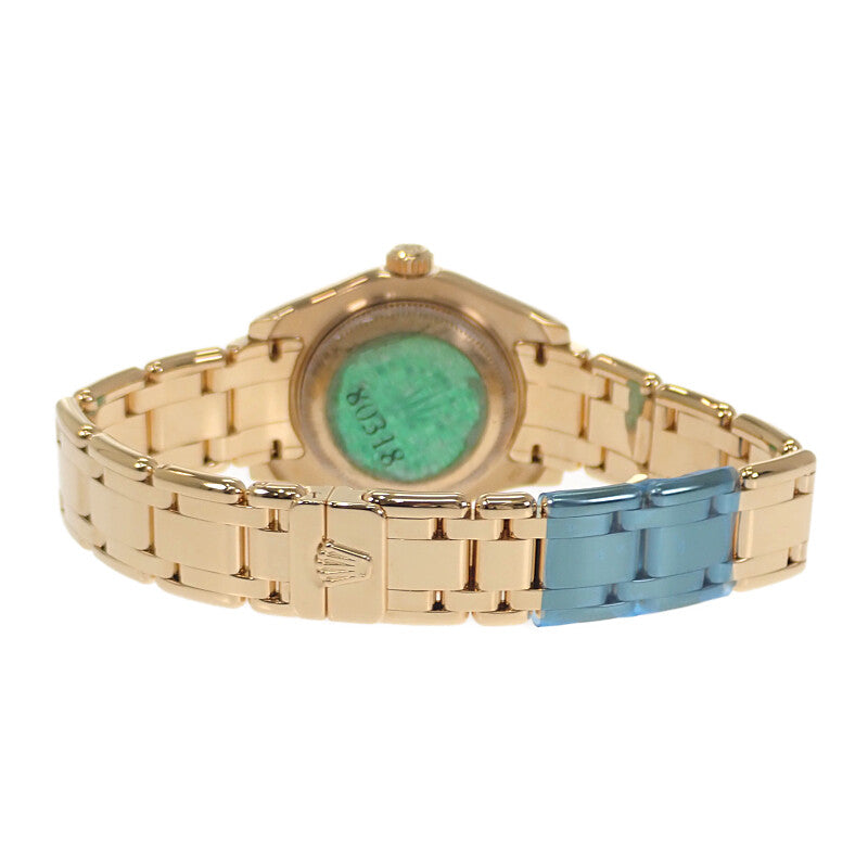 ロレックス ROLEX パールマスター 80318NR 腕時計 イエローゴールド 自動巻き ホワイトシェル文字盤 レディース【中古】【Aランク】