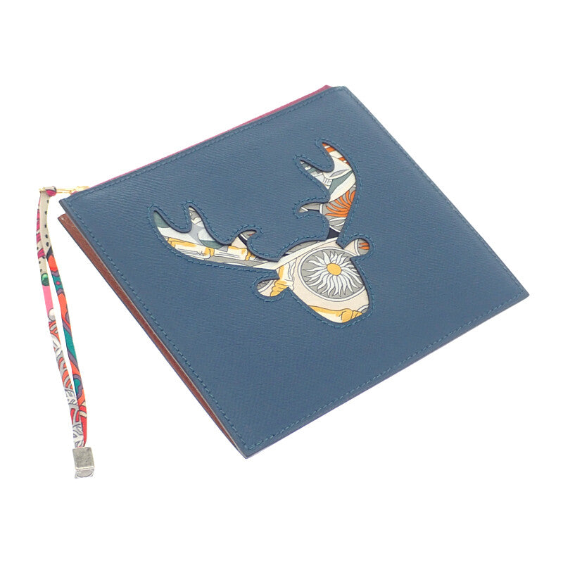 エルメス HERMES フラットケース・プティアッシュ ポーチ ヴォー