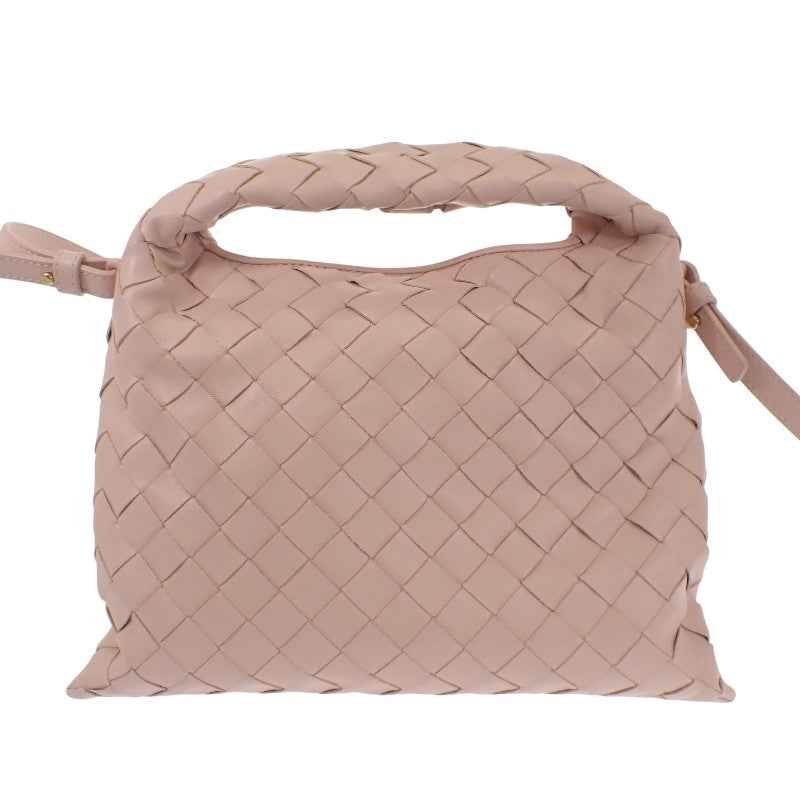 BOTTEGA VENETA ベージュ ボディバッグ　ウェビング　ボッテガ ボッテガヴェネタ BOTTEGA VENETA イントレチャート ミニ ホップ