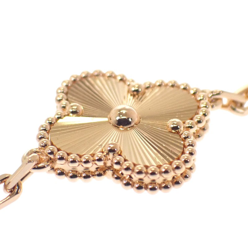 ヴァンクリーフ＆アーペル Van Cleef & Arpels ヴィンテージアルハンブラ VCARP7RP00 ブレスレット K18ピンクゴールド カーネリアン レディース【中古】【Aランク】