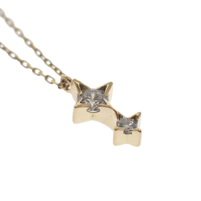 アーカー AHKAH アルビレオ VC1173010100 ネックレス K18イエローゴールド ダイヤモンド レディース【中古】【Aランク】