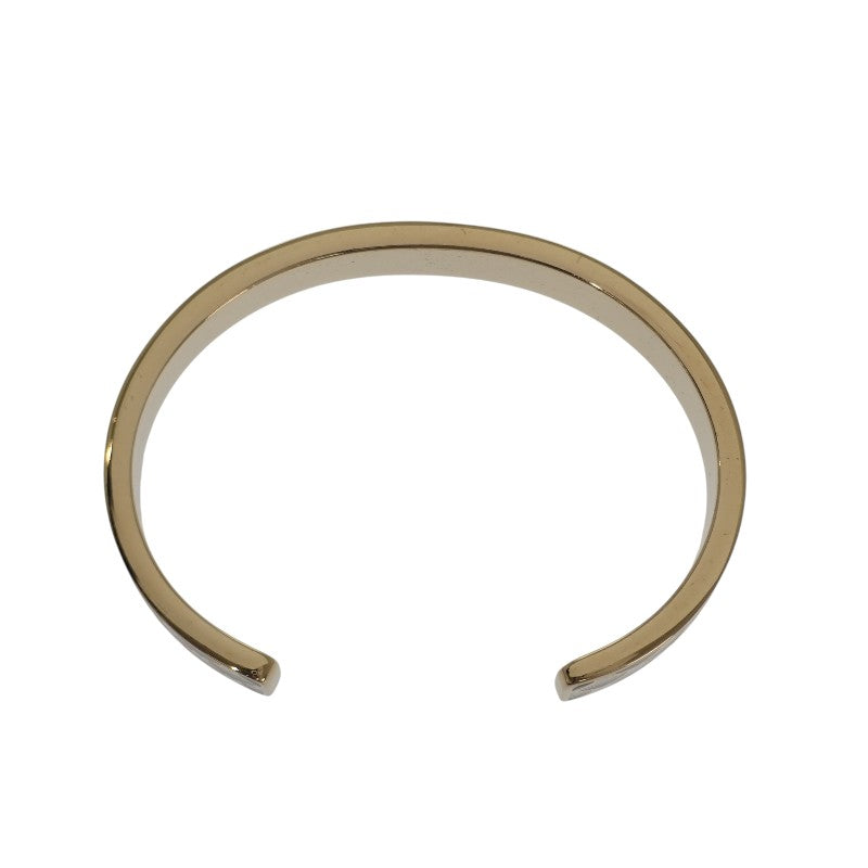 プラダ PRADA エナメルメタル ブレスレット M 1IB846_2CO2_F0TTY バングル メタル ブラック ホワイト レディース【中古】【ABランク】