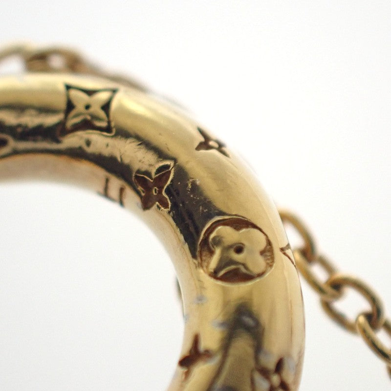 ルイヴィトン LOUIS VUITTON ブックル ドレイユ ミニ フープ ナノグラム Ｍ00572 ピアス メタル ゴールド レディース【中古】【ABランク】