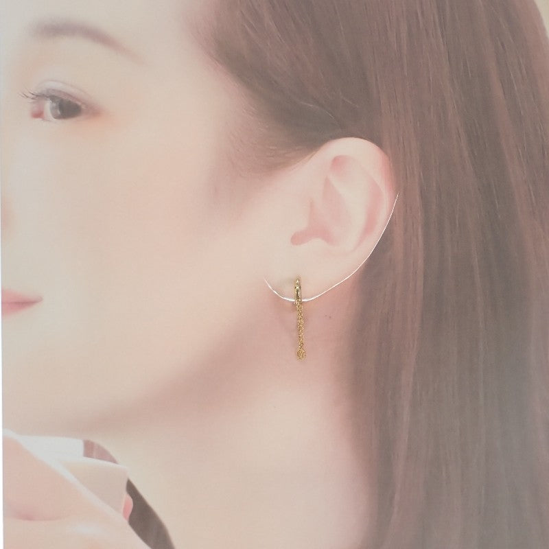 ルイヴィトン LOUIS VUITTON ブックル ドレイユ ミニ フープ ナノグラム Ｍ00572 ピアス メタル ゴールド レディース【中古】【ABランク】