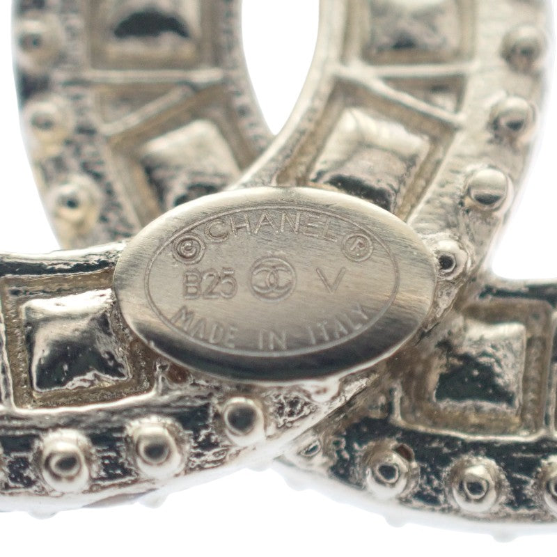 シャネル CHANEL ココマーク A86504 ピアス メタル ストラス ゴールド レディース【中古】【Aランク】