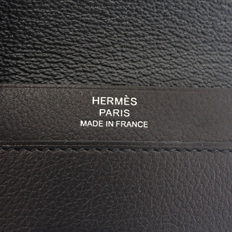 エルメス HERMES R.M.S カードホルダー H084148 カードケース エバーカラー ブラック シルバー金具 メンズ レディース【中古】【Aランク】