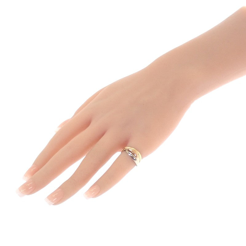 カルティエ CARTIER トリニティ 10号 リング K18イエローゴールド K18ピンクゴールド K18ホワイトゴールド #50 レディース【中古】【Aランク】