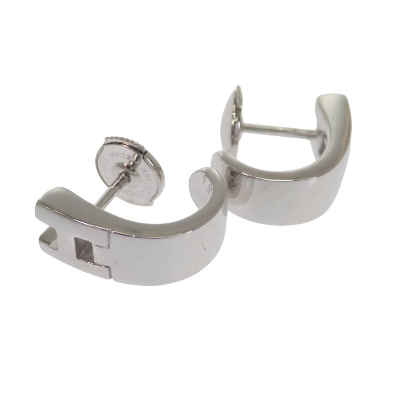 エルメス HERMES ヘラクレス ピアス K18ホワイトゴールド レディース【中古】【Aランク】