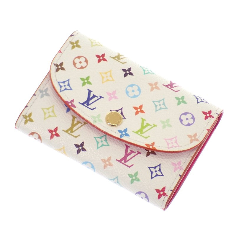 ルイヴィトン LOUIS VUITTON LV × TM ポルトモネロザリ M13399 コインケース モノグラムマルチカラーキャンバス ゴールド金具 レディース【中古】【Aランク】