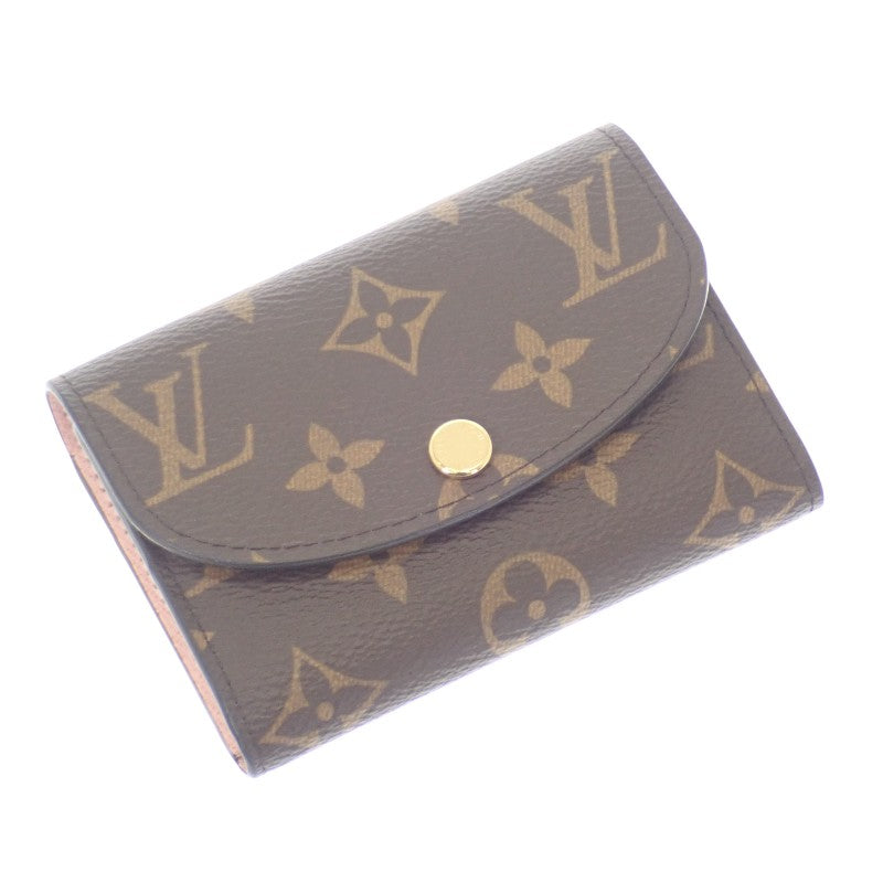ルイヴィトン LOUIS VUITTON ポルトモネロザリ M62361 コインケース モノグラムキャンバス ピンク ローズバレリーヌ ゴールド金具 レディース【中古】【Aランク】
