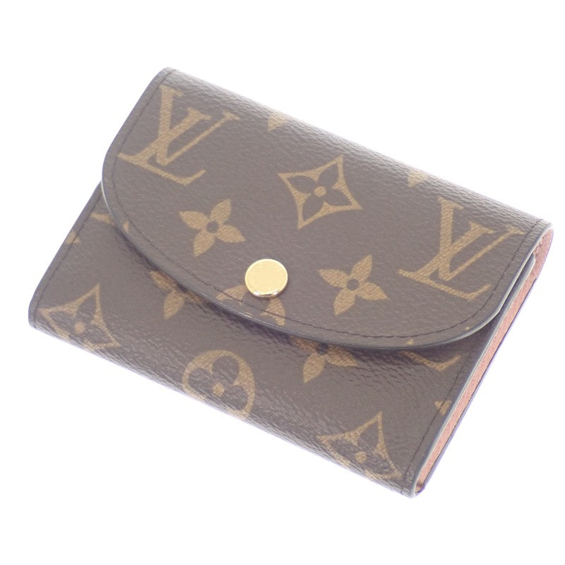 ルイヴィトン LOUIS VUITTON ポルトモネロザリ M62361 コインケース モノグラムキャンバス ピンク ローズバレリーヌ ゴールド金具 レディース【中古】【Aランク】