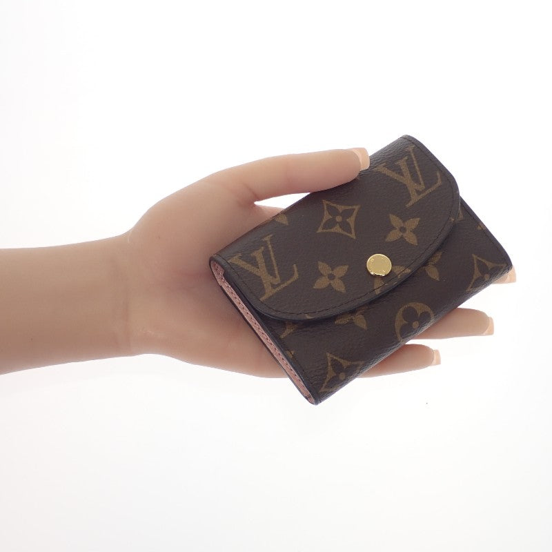 ルイヴィトン LOUIS VUITTON ポルトモネロザリ M62361 コインケース モノグラムキャンバス ピンク ローズバレリーヌ ゴールド金具 レディース【中古】【Aランク】