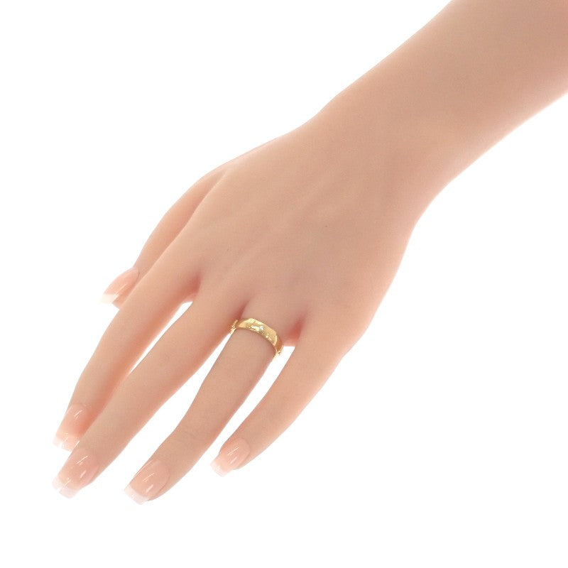 ハリーウィンストン HARRY WINSTON HWロゴ・バンド リング 13号 WBDYRDBZHWL リング K18イエローゴールド ダイヤモンド レディース【中古】【Aランク】