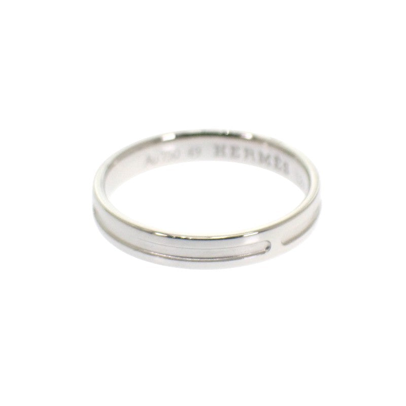 エルメス HERMES アンプラント 9号 リング K18ホワイトゴールド K18WG #49 レディース【中古】【Aランク】