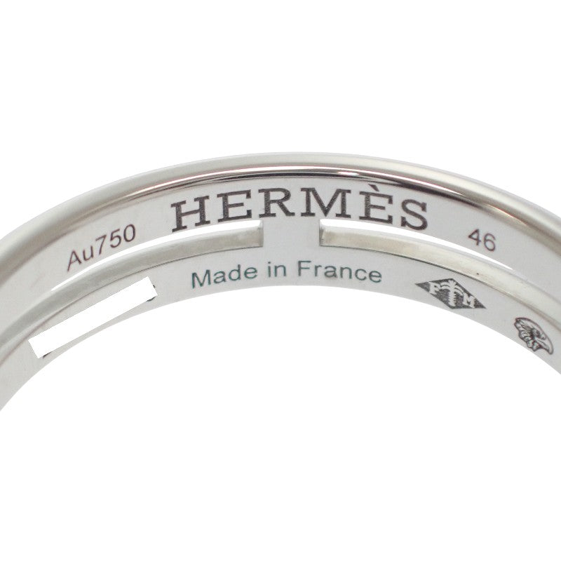 エルメス HERMES アリアンヌ リング 6号 46 H119834B リング K18ホワイトゴールド レディース【中古】【Aランク】