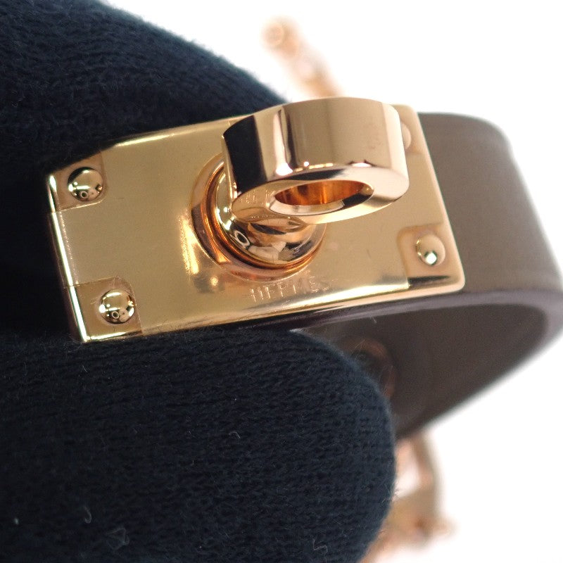 エルメス HERMES ケリー グローブホルダー バッグチャーム ヴォースイフト エトゥープ ベージュ系 レディース【中古】【SAランク】