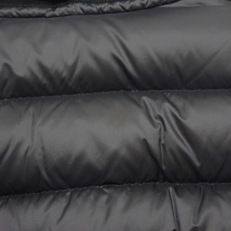 モンクレール MONCLER HERMINE エルミンヌ ロングダウンコート 0 E20934930005 53048 ダウンジャケット ナイロン ダウン90%/フェザー10％ ネイビー レディース【中古】【ABランク】