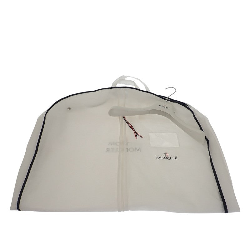 モンクレール MONCLER HERMINE エルミンヌ ロングダウンコート 0 E20934930005 53048 ダウンジャケット ナイロン ダウン90%/フェザー10％ ネイビー レディース【中古】【ABランク】