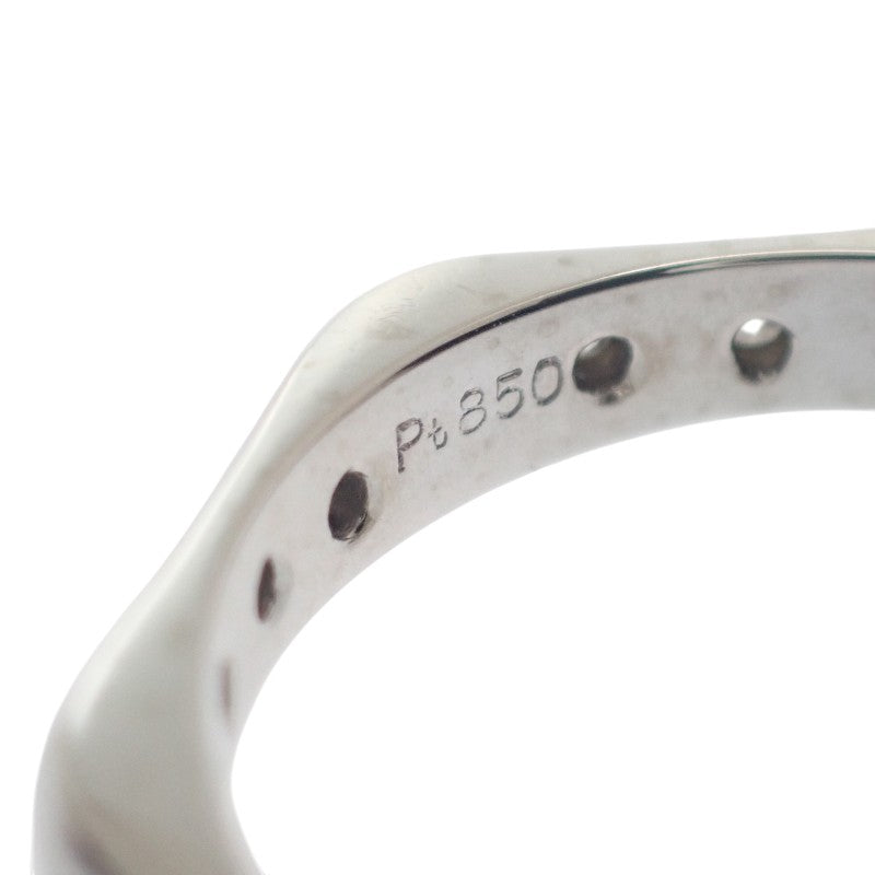 デザインジュエリー ヘキサゴン 9号 リング Pt850プラチナ ダイヤモンド ダイヤモンド レディース【中古】【Aランク】