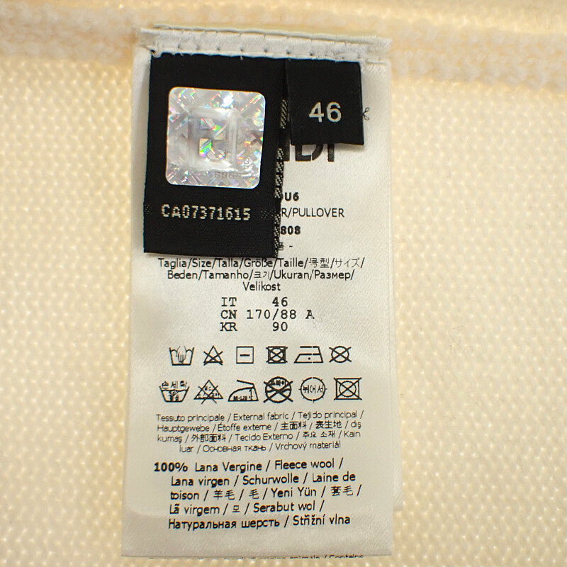 フェンディ FENDI ビッグロゴ クルーネック L FZY111 ADU6 セーター
