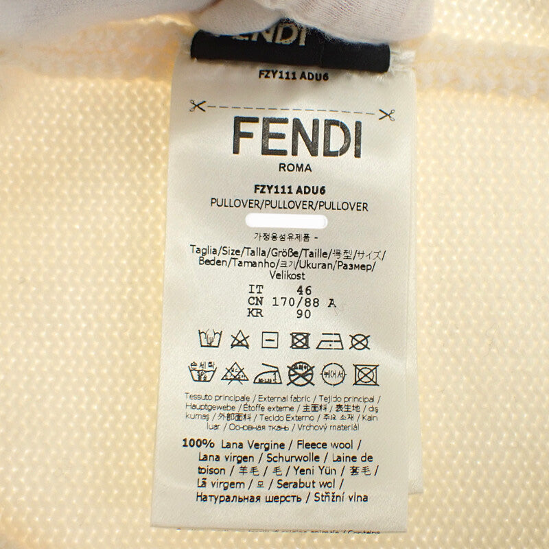 フェンディ FENDI ビッグロゴ クルーネック L FZY111 ADU6 セーター