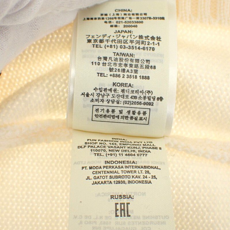 フェンディ FENDI ビッグロゴ クルーネック L FZY111 ADU6 セーター