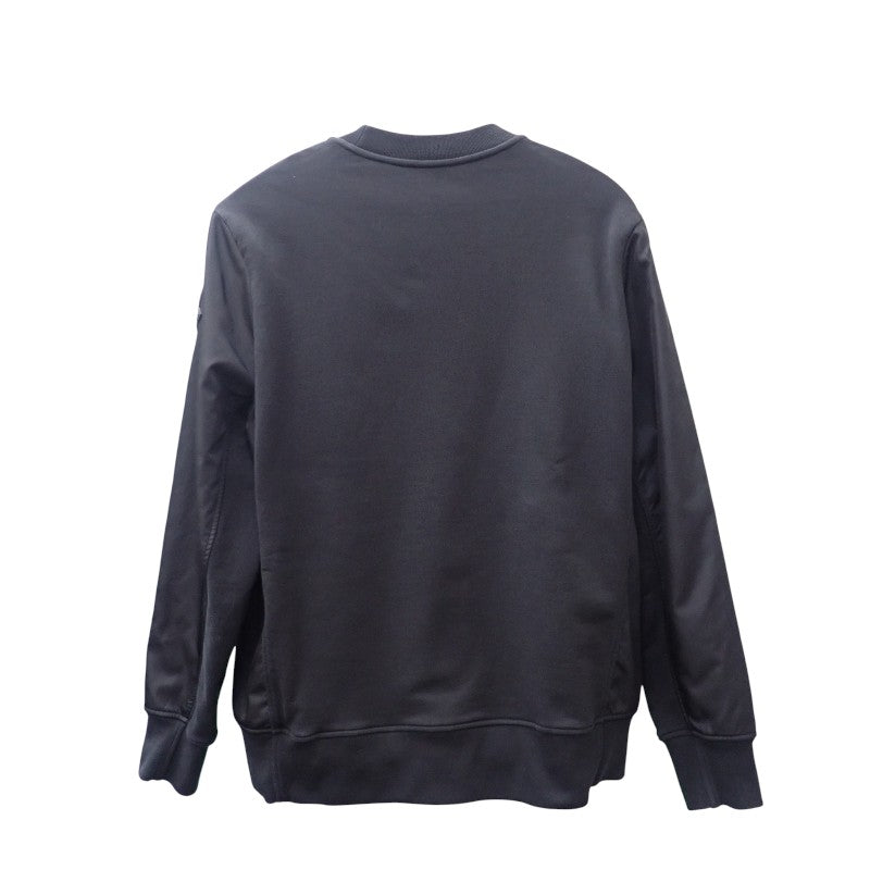 モンクレール MONCLER シャツ L H10918G00039_809KR スウェット コットン ナイロン ブラック メンズ【中古】【ABランク】