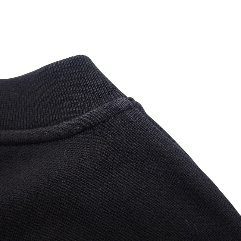 モンクレール MONCLER シャツ L H10918G00039_809KR スウェット コットン ナイロン ブラック メンズ【中古】【ABランク】