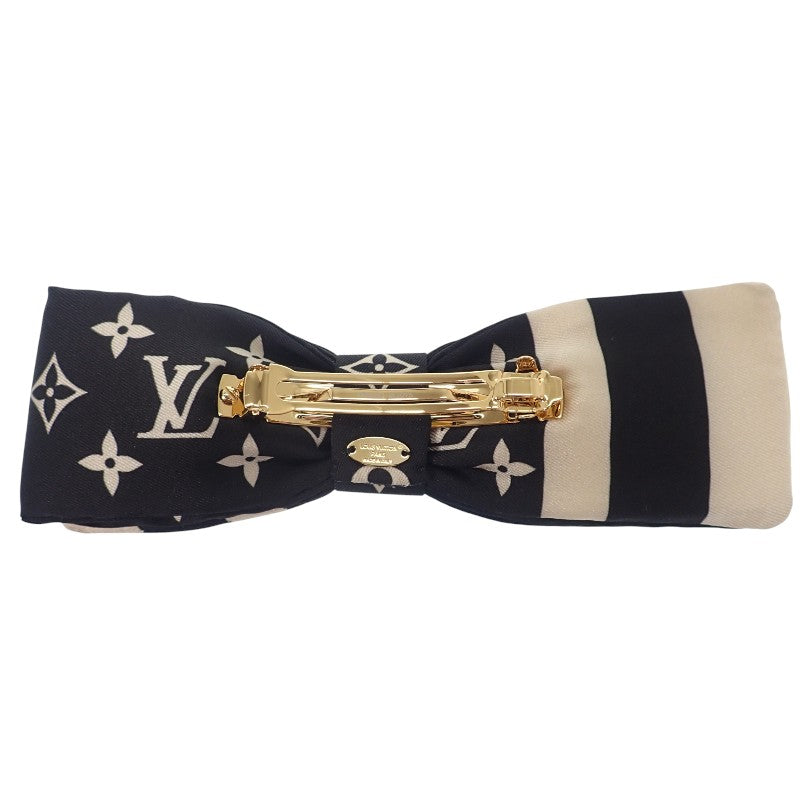 Louis Vuitton 蝶デザイン ヘアアクセサリー ルイヴィトン LOUIS VUITTON ボウタイ・モノグラム シルエット M03314