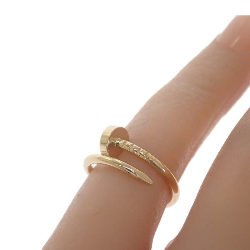 カルティエ CARTIER ジュストアンクル スモール 6号 B4225946 リング K18イエローゴールド #46 レディース【中古】【Aランク】